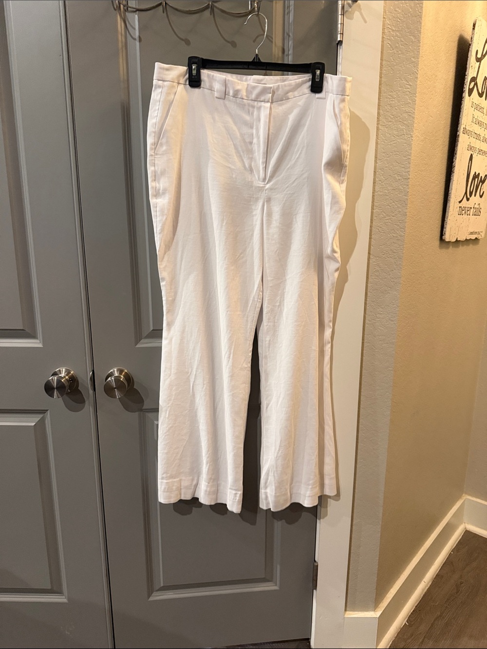 Worthington White Wide-Leg High-Rise Women’s Pants